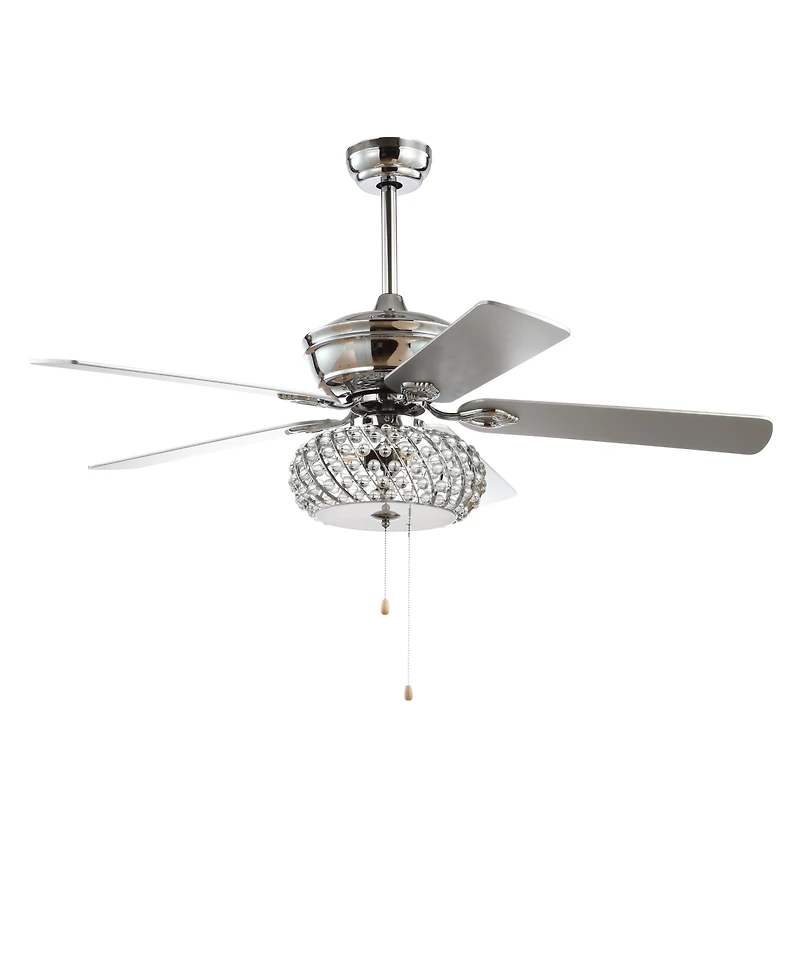 Crista 52" 3-Light, Wood Led Ceiling Fan