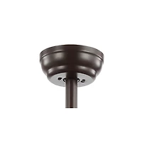 Joanna 52" 3-Light Bronze Crystal Led Ceiling Fan with Remote