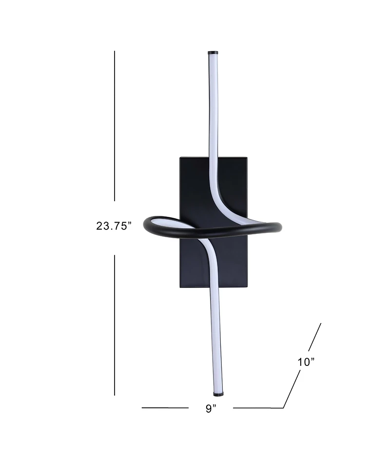 Sketch 9" Minimalist Integrated Led Vanity Light Sconce