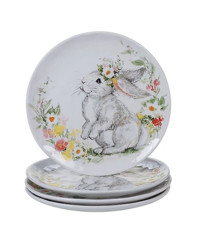 Certified International Sweet Bunny 4-Pc. Dinner Plate