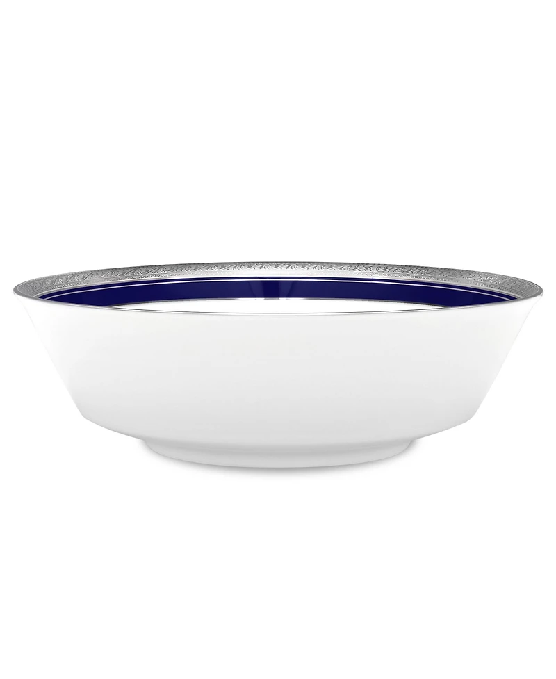 Noritake Crestwood Cobalt Platinum Round Vegetable Bowl