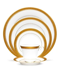 Noritake Crestwood Gold 5-Piece Place Setting, Service for 1