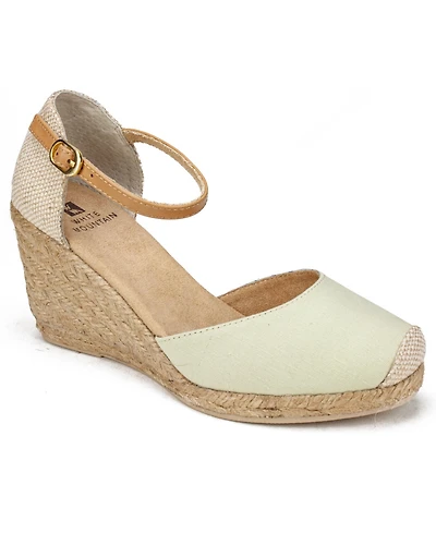 White Mountain Women's Mamba Espadrille Wedges
