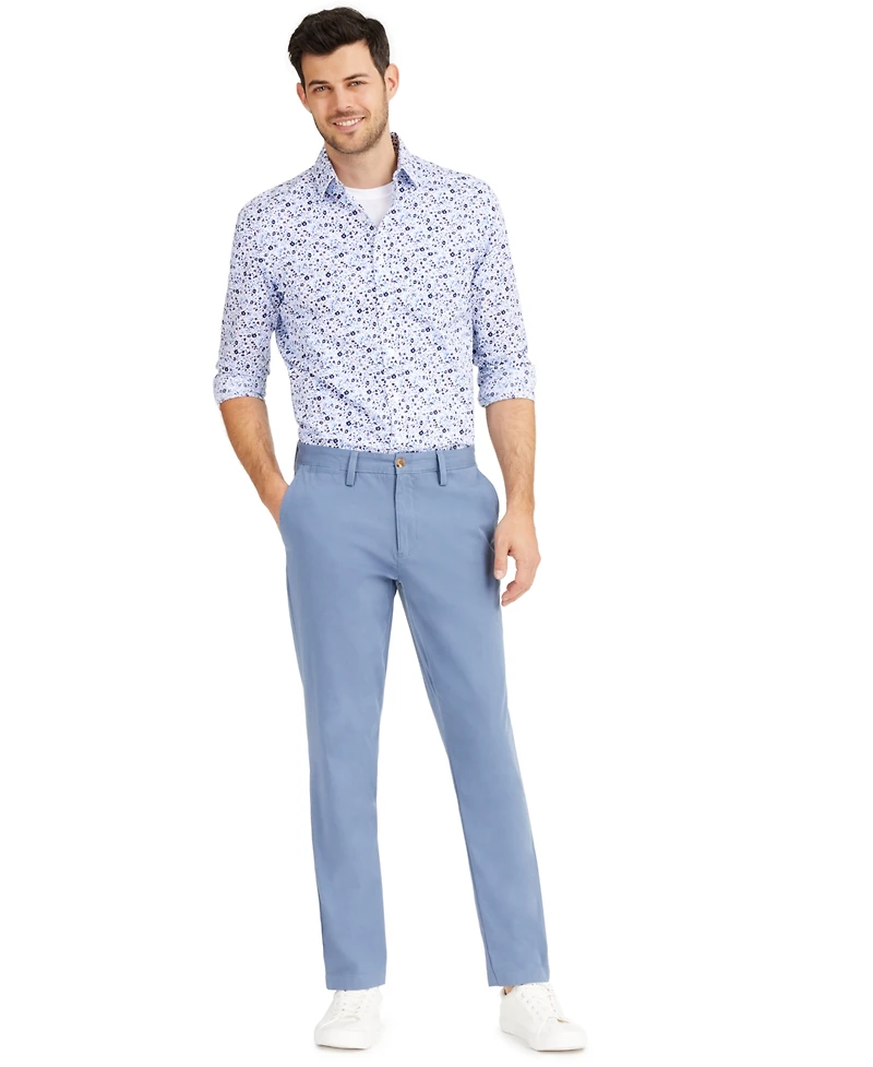 Club Room Men's Four-Way Stretch Pants, Created for Macy's