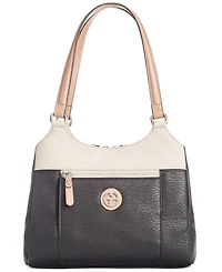 Giani Bernini Colorblock Pebbled 4-Poster Tote, Exclusively at Macy's