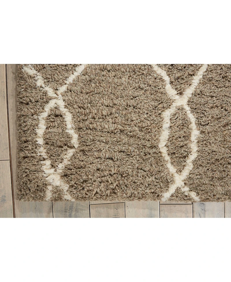 Long Street Looms Cresto CRE02 Mocha 5' x 7' Area Rug