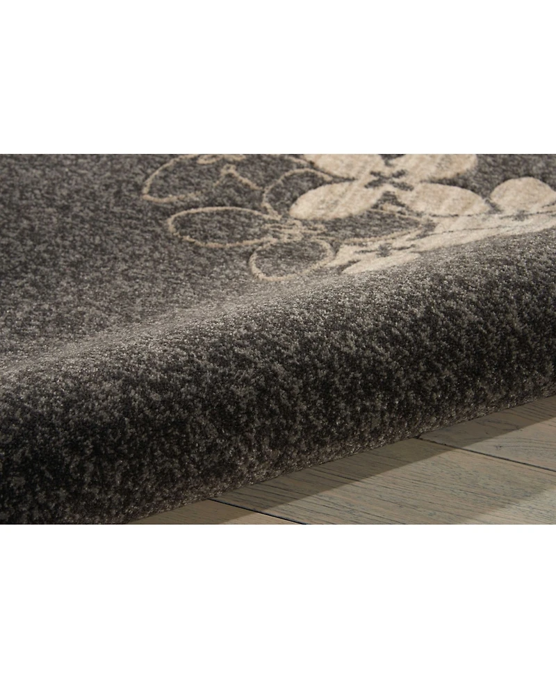 Long Street Looms Samuel SAM02 Charcoal 9'3" x 12'9" Area Rug