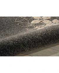 Long Street Looms Samuel SAM02 Charcoal 9'3" x 12'9" Area Rug