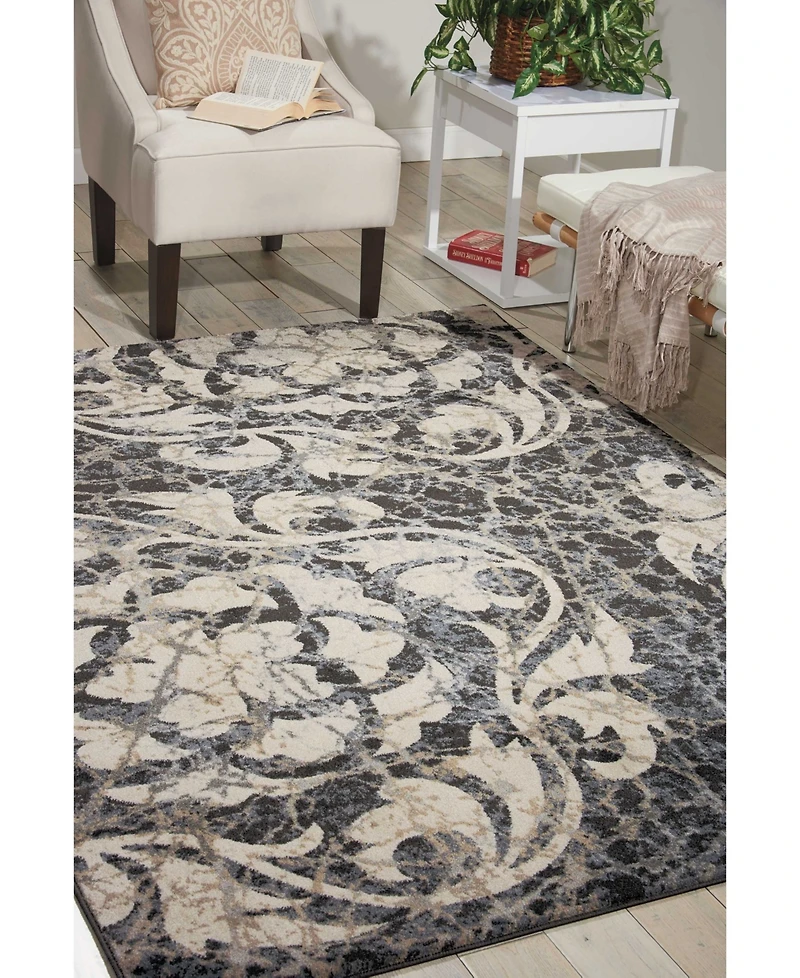 Long Street Looms Samuel SAM10 Ivory 9'3" x 12'9" Area Rug