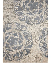 Long Street Looms Samuel SAM10 Ivory 7'10" x 10'6" Area Rug