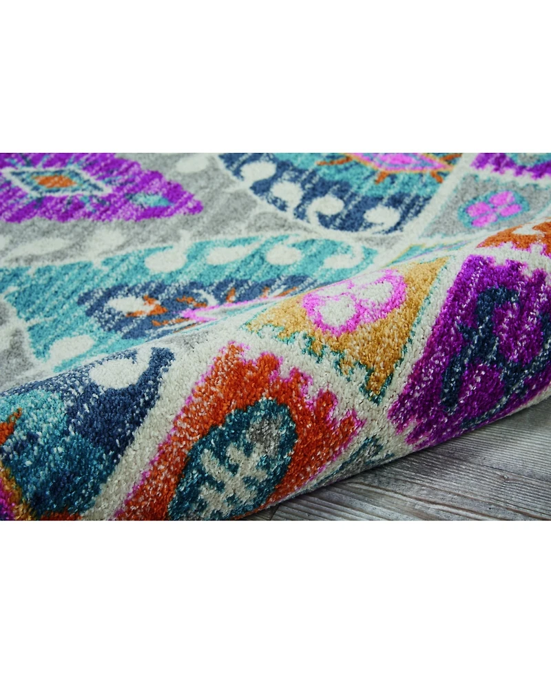 Long Street Looms Zeal ZEA02 Multi 8' x 10' Area Rug