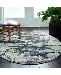 Long Street Looms Samuel SAM07 Ivory 5'3" Round Area Rug