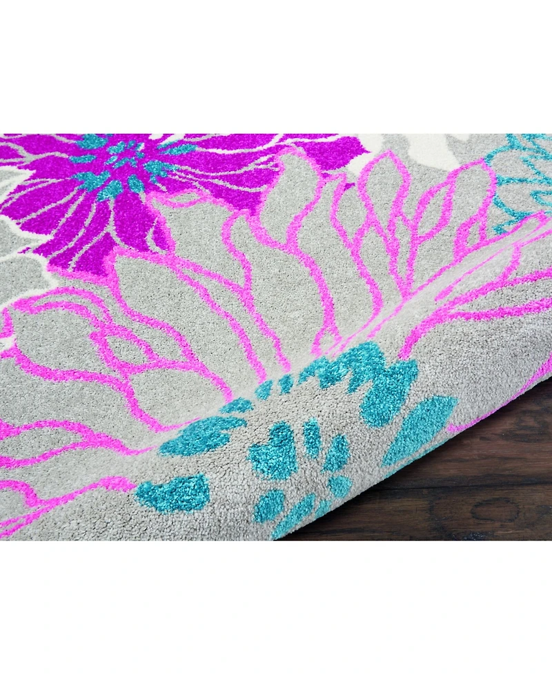 Long Street Looms Zeal ZEA17 Gray 9' x 12' Area Rug
