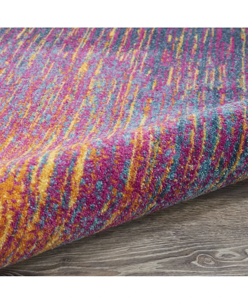 Long Street Looms Zeal ZEA09 Multi 5'3" Round Area Rug