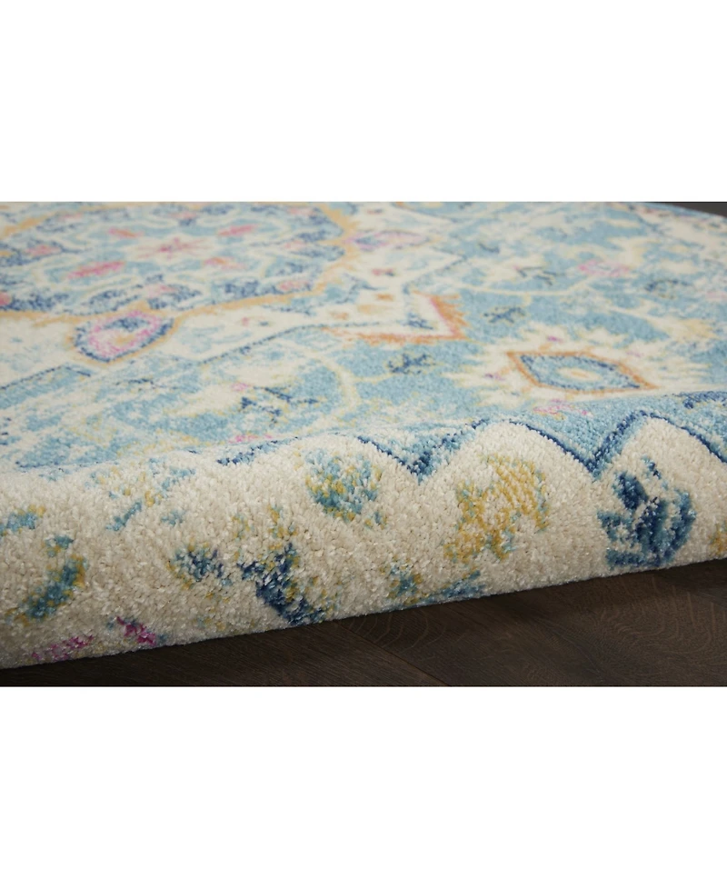 Long Street Looms Zeal ZEA25 Ivory 5'3" x 7'3" Area Rug