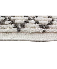 Closeout! Bashian Natural Wool M133 Ivory 3'6" x 5'6" Area Rug
