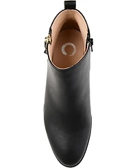 Journee Collection Women's Ellis Side Zip Ankle Booties