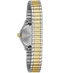 Caravelle Women's Two-Tone Stainless Steel Expansion Bracelet Watch 24mm