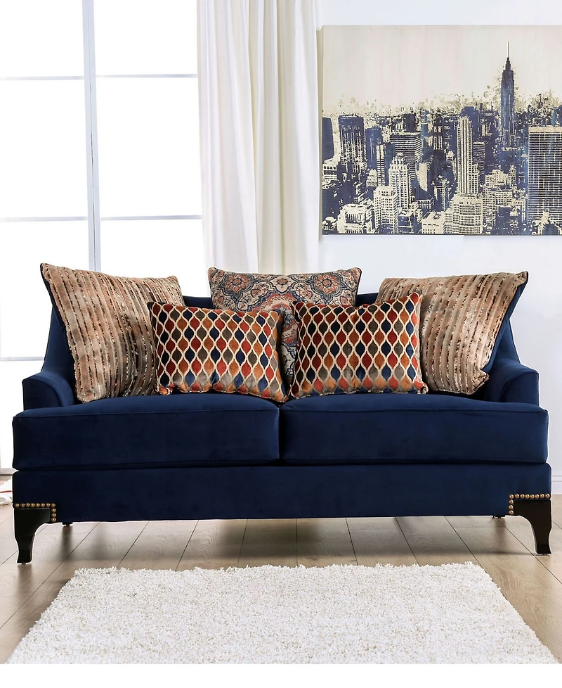 Furniture of America Allyson Upholstered Love Seat