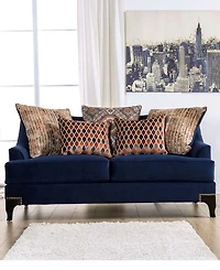 Furniture of America Allyson Upholstered Love Seat