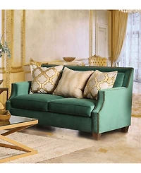 Furniture of America Eyreanne Upholstered Love Seat