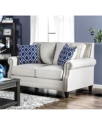 Furniture of America Ben Lomond Upholstered Love Seat