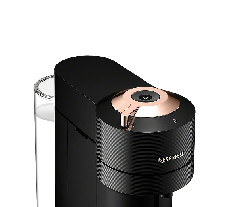 Nespresso Vertuo Next Premium Coffee and Espresso Machine by De'Longhi in Black Rose Gold