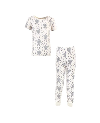 Touched by Nature Toddler Girls Snug Natural Cotton Sleepwear Set