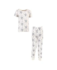 Touched by Nature Toddler Girls Snug Natural Cotton Sleepwear Set