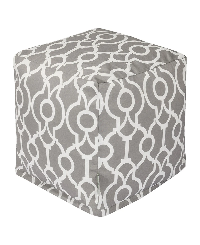 Majestic Home Goods Athens Ottoman Pouf Cube 17" x