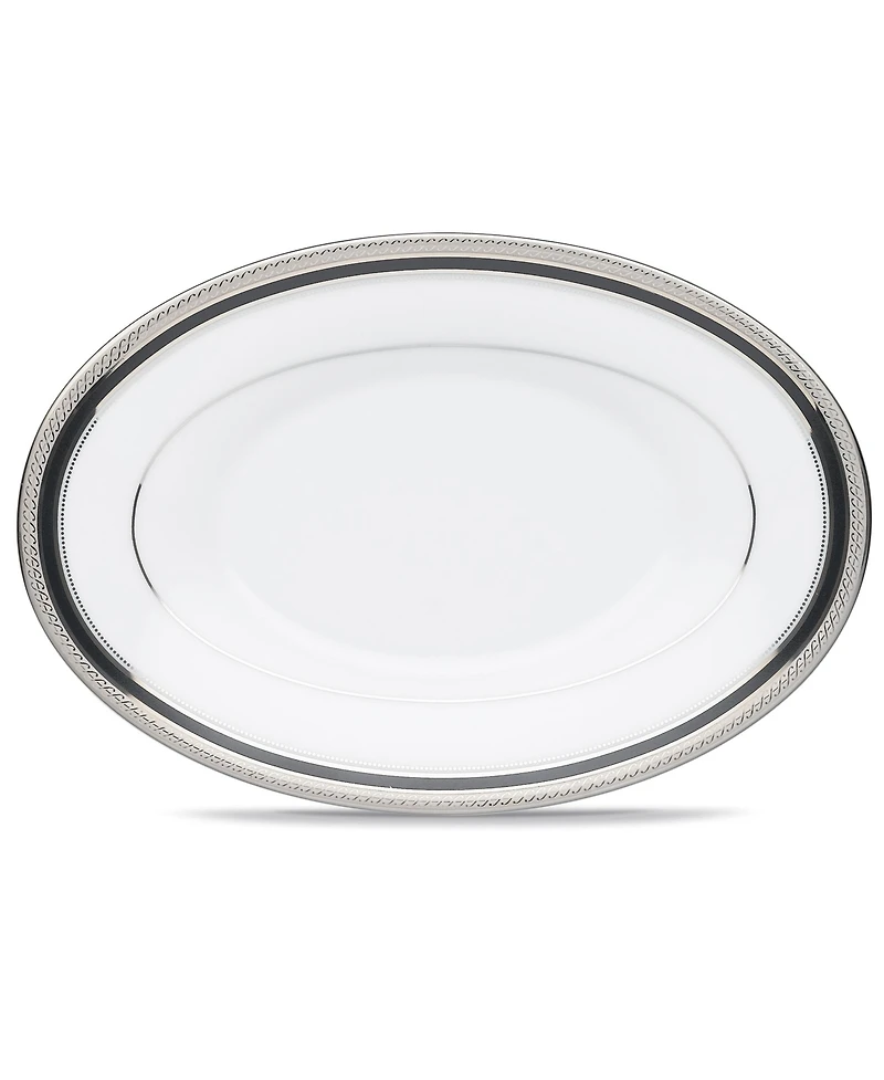 Noritake Dinnerware, Austin Platinum Butter Tray