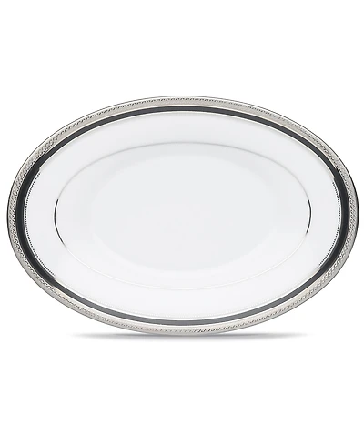 Noritake Dinnerware, Austin Platinum Butter Tray