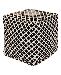 Majestic Home Goods Ottoman Pouf Cube 17" x