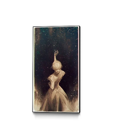 Eyes On Walls Charlie Bowater The Astronomer Art Block Framed Canvas 22" x 40.7"