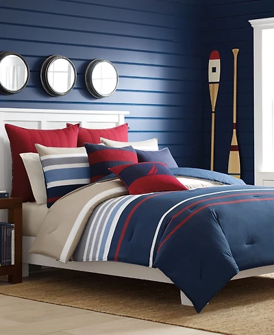 Nautica Bradford Reversible 3-Piece Comforter Set