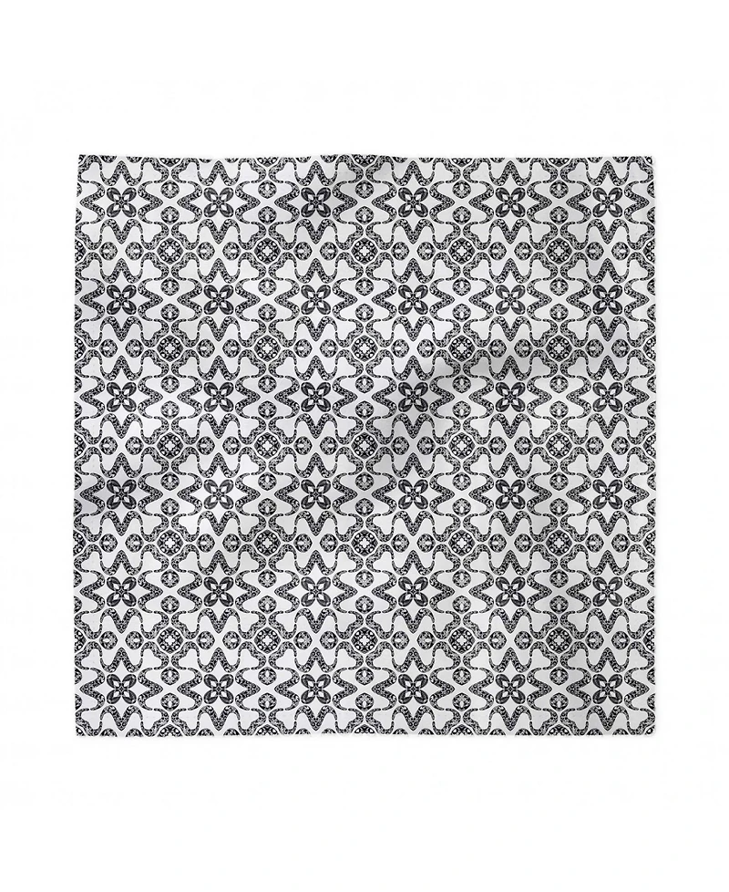 Ambesonne Portuguese Tile Set of 4 Napkins, 18" x 18"