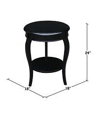 International Concepts Cambria Round End Table