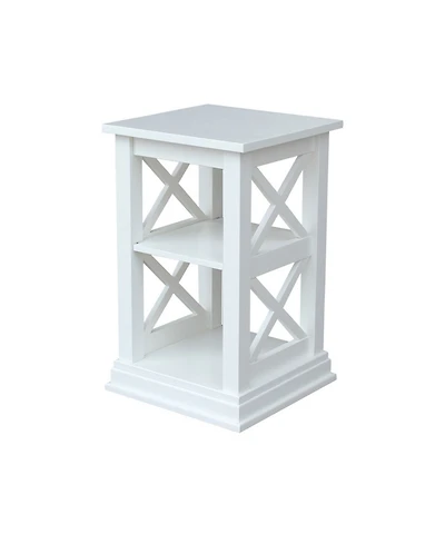 International Concepts Hampton Accent Table with Shelves