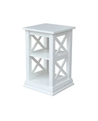International Concepts Hampton Accent Table with Shelves