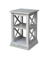 International Concepts Hampton Accent Table with Shelves