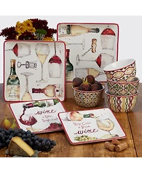 Certified International Napa 4-Pc. Dinner Plates asst.