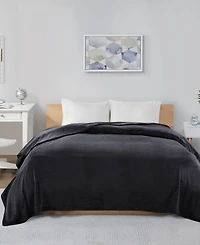 Intelligent Design Microlight Oversized Plush Blanket
