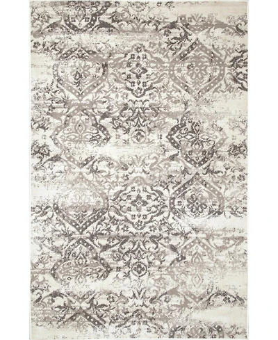 nuLoom Manor Distressed Freja Gray 8' x 10' Area Rug