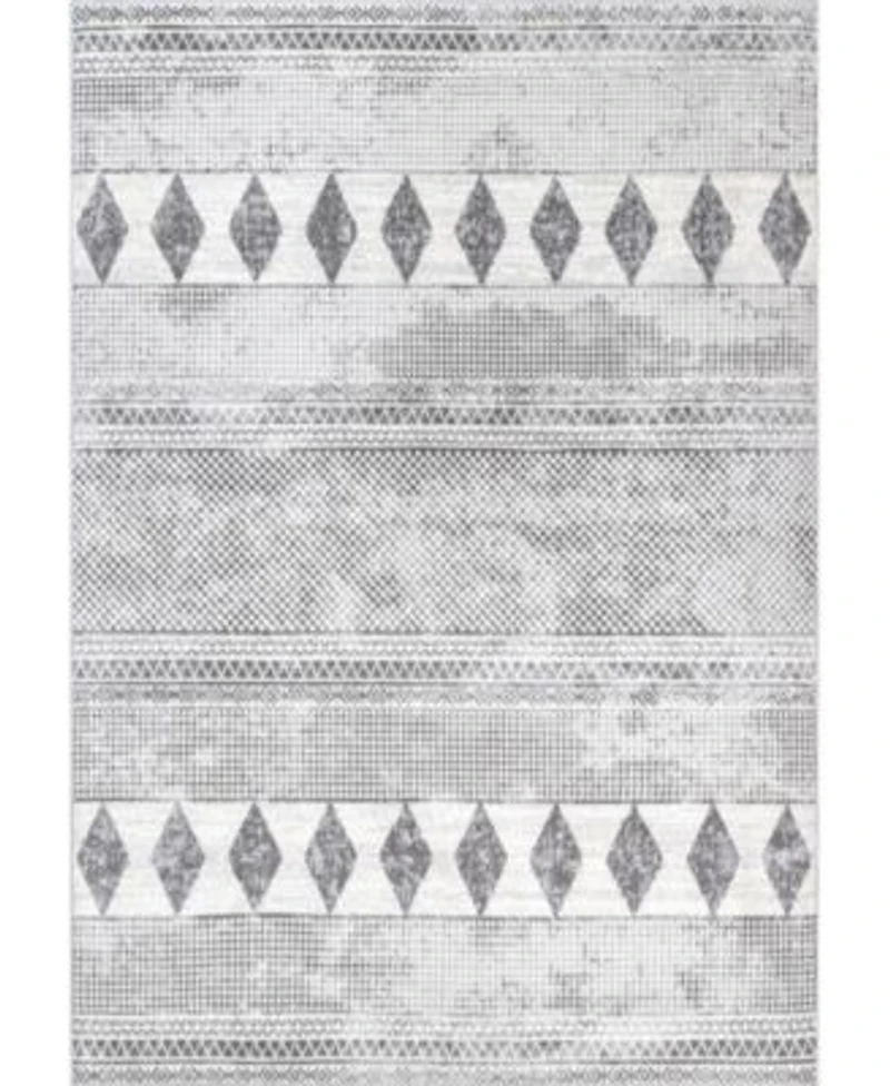 Nuloom Creek Vintage Inspired Amerie Gray Area Rug