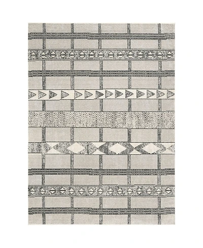 nuLoom Fantasy Contemporary Ismay Gray 5'3" x 7'7" Area Rug