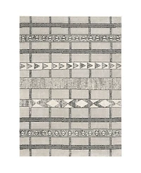 nuLoom Fantasy Contemporary Ismay Gray 5'3" x 7'7" Area Rug