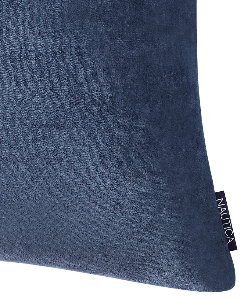 Closeout! Nautica Solid Ultra Soft Plush Fleece Sham, European