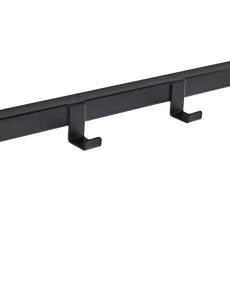 Alaterre Furniture Claremont Rustic Wood Coat Hook with Shelf