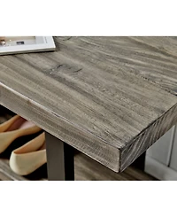 Alaterre Furniture Pomona Metal and Wood Bench