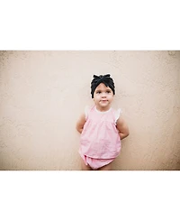 Sweet Peas Baby Girls Bow Turban
